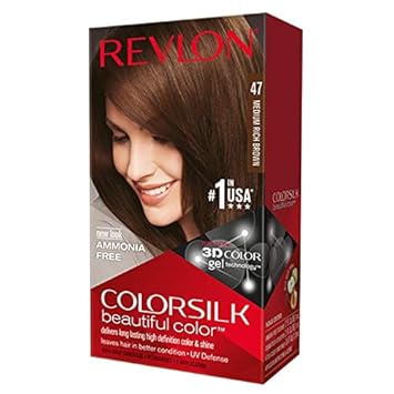 Amazon Com Revlon Colorsilk Hair Color Medium Rich Brown 47 1
