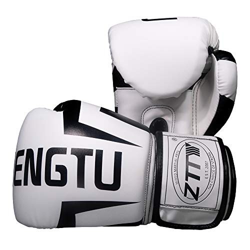 ZTTY Boxing Gloves Kickboxing Muay Thai Punching Bag MMA Pro Grade