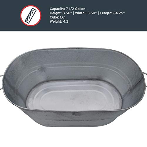 Behrens 7.5 gal. Steel Tub Oval Pricepulse