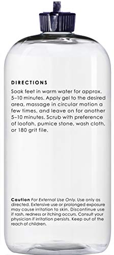 Callus Remover for Feet by Majestic Pure - Gel with Tea Tree Oil for Corn and Callus - Moisturizes & Hydrates Toughened & Dry Skin, Removes Dead Skin, 8.8 fl. oz.