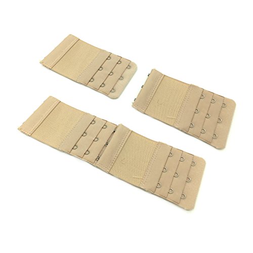 Wartoon 27-in-1 Bra Extenders Adjustable,4 Color 16 Piece Bra Strap Extenders and 1 Pair Invisible Clear Replacement Bra Straps 6 Pieces Non-slip Bra Strap Holder with 3 Pieces Bra Clips - Thumbnail 5