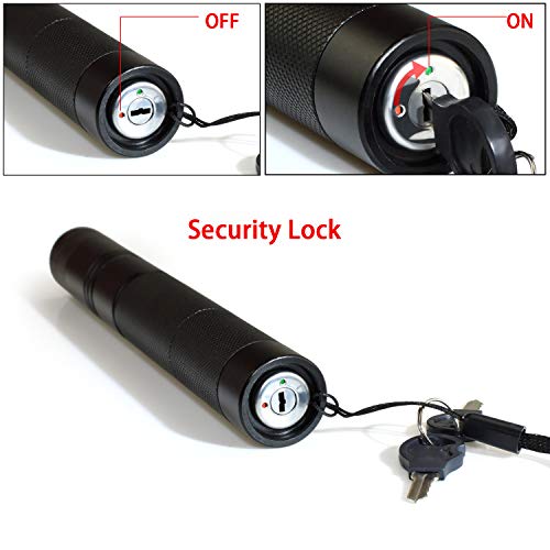 Green Laser Pointer Tactical Hunting Rifle Scope Sight Laser Pen, Demo Remote Pen Pointer Projector Travel Outdoor Flashlight, LED Interactive Baton Funny Laser Toy