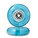 Xino Sports Deluxe Caster Board Replacement Wheels - with Illuminating Lights, Will Make Any Board Look Awesome and Exciting, Bearings Included, Set of Two