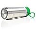 LunchBots Insulated Kids' Water Bottle (14oz) - Keeps Drinks Cold for 24 Hours - Lightweight Stainless Steel - Double Walled, Dishwasher Safe and Durable - Green