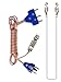 Set of 2 Body Cords for Fencing Sport - 2-pin Body Cords for Sabre and Foil Fencing - Includes Head-Wire