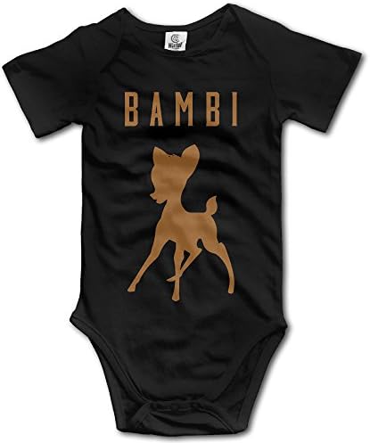 Fengziya Baby's Bambi The Cute Deer Hanging Bodysuit Short Sleeve
