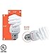Xtricity Compact Fluorescent Light Bulbs T2 Spiral, E26 Base, 13W (60W Equivalent), 5000k Daylight, 900 Lumens, CFL, 120V - UL Listed, (4 Pack)