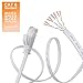 Jadaol Cat 6 Ethernet Cable 3 ft 6Pack, Outdoor&Indoor, Flat High Speed 10Gbps Patch LAN Cord, Support Cat8/7 Network, Short Ethernet Cable for Router, Modem, Switch, PC, Laptop, Gaming Console, White