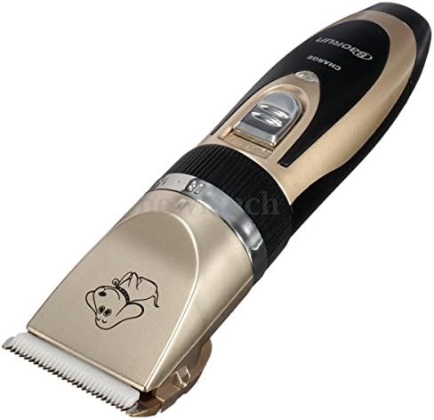 Professional Mute Set Pet Cat Dog Fur Hair Cordless Clipper/Trimmer/Shaver Kit by Electric Pet