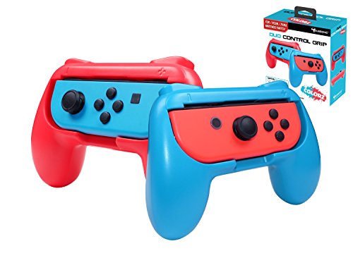 Subsonic - 2 grips manette pour Joy Cons Bleu et Rouge