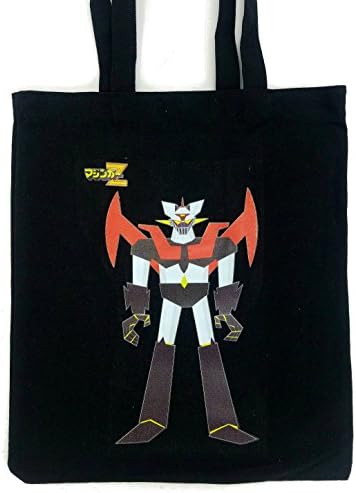 Neko Neko Tote double-sided printing MAZINGER Z/lucky cat/angel wings/Black Tote bag