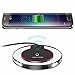 Olseti New Wireless Charger Crystal Round Charging Pad with Receiver for iPhone Charging Stations
