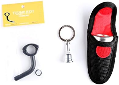 Curtis Bags Trombone Thumb Rest Mini Keychain Pouch Set One Size Black