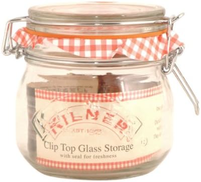 Kilner 0.5 L Clip Top Jars Set of 3 - Airtight Preserve Storage