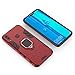 Huawei Y9 2019 Case, Ranyi 2 in 1 Ring Armor Design [360 Degree Rotation Ring Holder] [Kickstand Feature] Shock Absorbing Dual Layer Protective Defender Case for Huawei Y9 2019 (6.5 inch), red