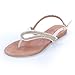 Luo Luo Womens Dressy Rhinestone Sandals