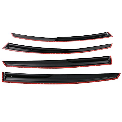 Window Visor Fits 20102015 Kia Optima 2nd Gen Acrylic Smoke Tinted