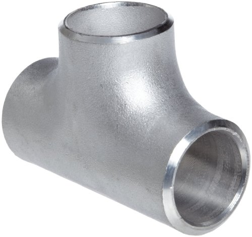 Stainless Steel 304/304L Pipe Fitting, Tee, Butt-Weld, Schedule 10, 1-1/2