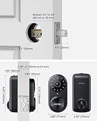 Revolo WFV01 Smart Lock with Camera, WiFi Smart