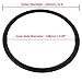 DERNORD FKM Rubber Gasket Tri-clamp O-Ring Fits Sanitary Tri-clover Type Ferrule (Tri-Clamp Size: 6 Inch)