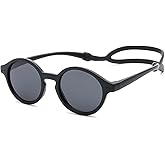 FBHLZ Baby polarized sunglasses UV400 with anti-falling headband TPEE material UV proof suitable for babies 0-12 Months