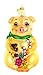Old World Christmas Lester The Pig Glass Blown Ornament