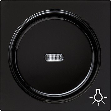 GIRA 028547 Wippe Kontroll Symbol Licht S, black