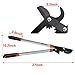 EONLION Lopper Shears, Professional Compound Action Bypass Lopper, Tree Trimmers Secateurs, 27-Inch Length with 20-Inch Handle Shock Absorbing Effort-Saving Garden Lopper, Pruning Tool