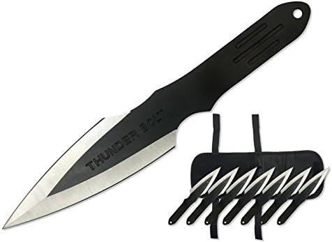 HOT DEAL 6PC 9" LARGE Throwing Knife w/ Sheath Accurate Thrower - THUNDER BOLT