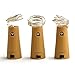 Cork Lights for Wine Bottles 6 Pack, iGopeaks 30inch/ 75cm 15 LED Copper Wire Lights String Starry LED Lights for Bottle DIY, Party, Table Decor, Christmas, Halloween, Wedding Centerpieces - Blue