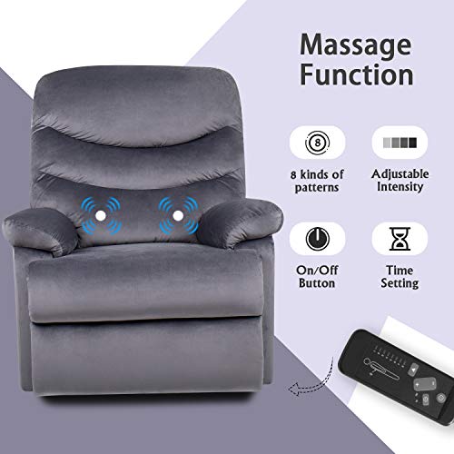 Homall Recliner Chair Padded Seat for Living Room Theater Seating