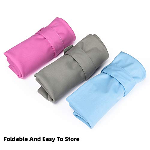 Seebel 3 Pack Wet Dry Bags for Baby Cloth Diapers,Washable Travel Bags