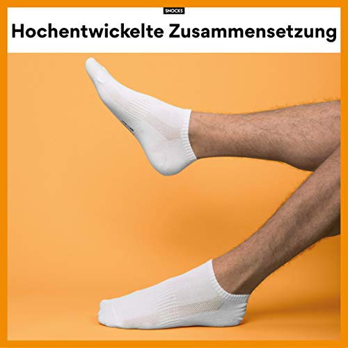Snocks-Sneaker-Socken-Herren-Damen-6x-Paar-Fuesslinge
