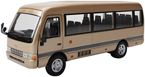 LSXLSD Alloy Model Toyota Coaster Business Car Creative Toy Model Desktop Decoration Gift Children's Toys