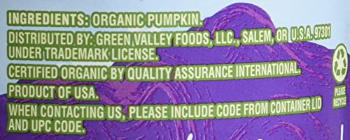 GREEN VALLEY ORGANIC PUMPKIN, 15 OZ