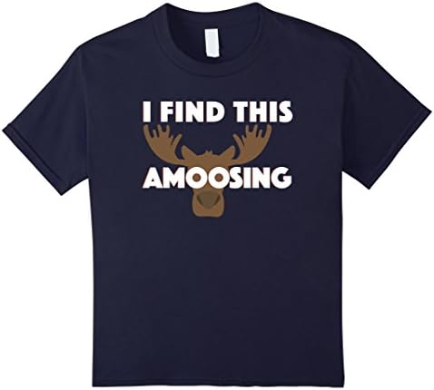 Kids Moose T Shirt 12 Navy