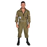 Military Fighter Pilot Jumpsuit Adult Costume
