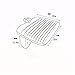 goldhik Car Travel Inflatable Mattress Flocking Air Bed Cushion Camping Universal SUV Back Seat Extended Air Couch with Two Air Pillows (Black)