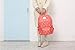 L&FY Lightweight Cartoon Print Packable Backpack Bag,Waterproof Foldaway Nylon Bag,Outdoor Recreation Skinbags, Folding Travel Backpack and Storage Bag (Red Rabbit)