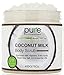 PURE Organic Coconut Milk Body Scrub with Dead Sea Minerals, 16 Oz. – Deep Moisturizing & Nourishing, Exfoliates, Clears Eczema, Removes Wrinkles, Rejuvenates & Leaves Skin Vibrant