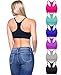 Barbra Lingerie Wireless Racerback Yoga Sports Bra Seamless Bralette Medium - Plus Size