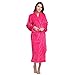 HEARTNICE Womens Fleece Robes, Soft Plush Long Bathrobe, Thick Kimono Robes for Womens, Warm House Coat (Rose, L/XL)