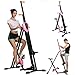 Hurbo Vertical Climber Home Gym Exercise Folding Climbing Machine Exercise Bike for Home Body Trainer Stepper Cardio Workout Training Non-Stick Grips Legs Arms Abs Calf