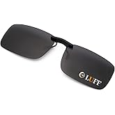 LUFF Polarized Clip on Sunglasses for women and men,sunglasses clip for car visor,UV400 Outdoor/Driving/Fishing