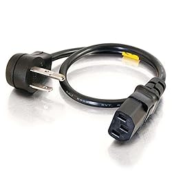 C2G 27901 18 AWG Universal Flat Plug Extension