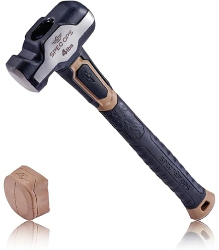 Mini Marteau De Luge 0,5 Kg - Tête Acier Manche Bois Court Pour Frappe Et Bricolage
