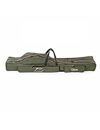 ANOTHERROOM Portátil Plegable Pesca Caña Carrier Lienzo Pesca Polo Herramientas de Almacenamiento Bolsa de Pesca Gear Tackle