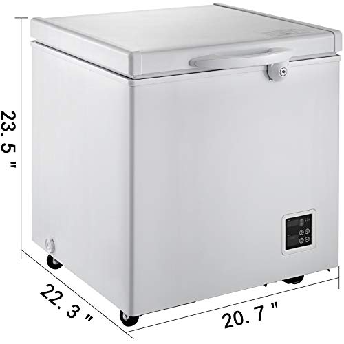 VBENLEM Chest Freezer,63 Quart Commercial RV Deep Freezer,2.1 cu.ft