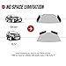RED SHIELD Auto Trunk Organizer for Car, SUV, or Minivan – 22.4 x 7.08 inches [Black/2PK]