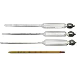 Alcoholímetro Profesional 0-96% - Medidor De Grado Alcohólico Para Vino, Licores, Grappa